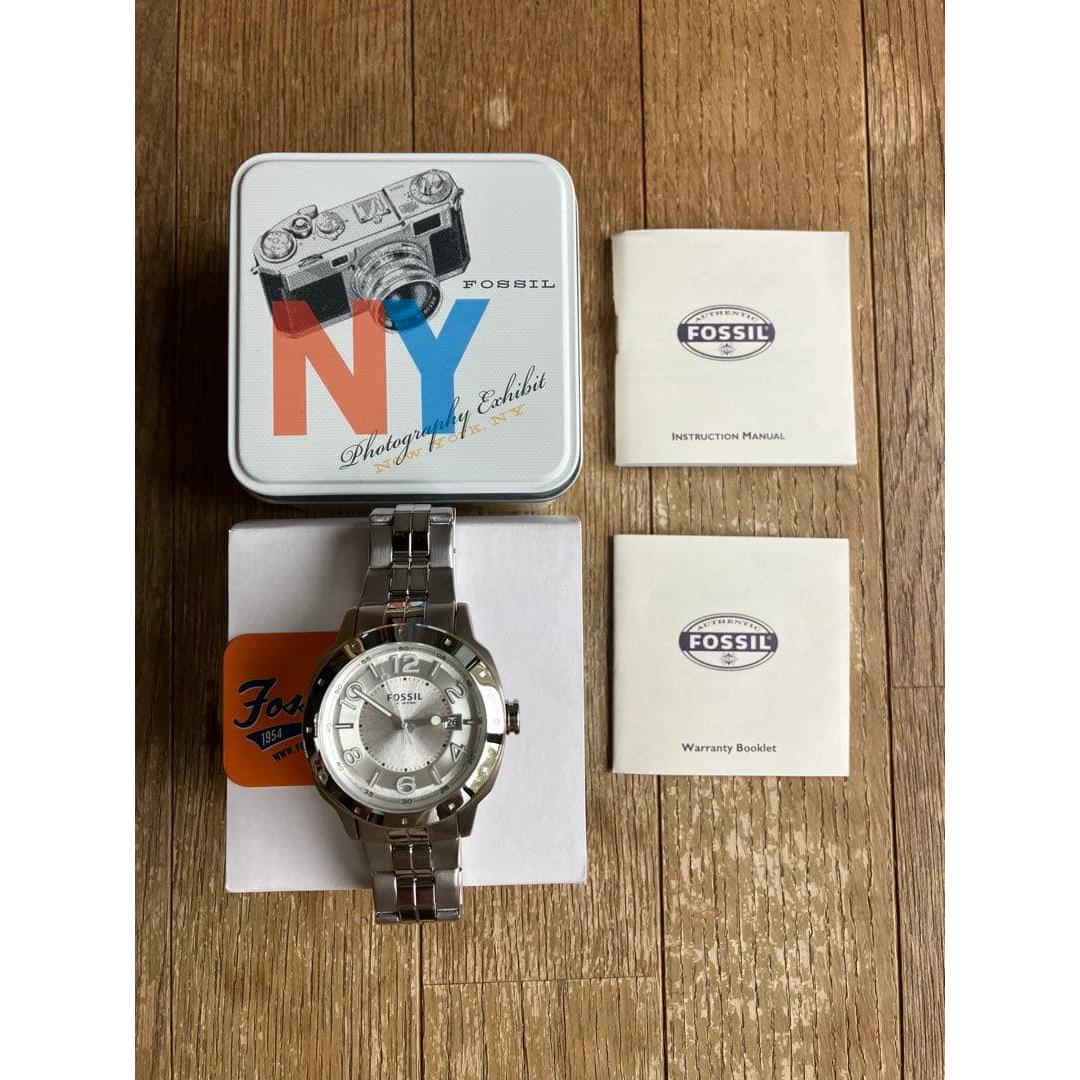 Used FOSSIL AM-4205 SLV Unused stored item Operation not confirmed Fossil