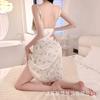 Crispy new Internet celebrity explosion sexy women's pajamas advanced feeling ice silk summer pure desire wind small floral suspender nightdress
