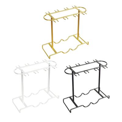 Countertop Wine Glass Holder Freestanding Desktop Goblet Rack Wine Rack for Dining Room, Kitchen, Restaurant, Home, Wine Cabinet