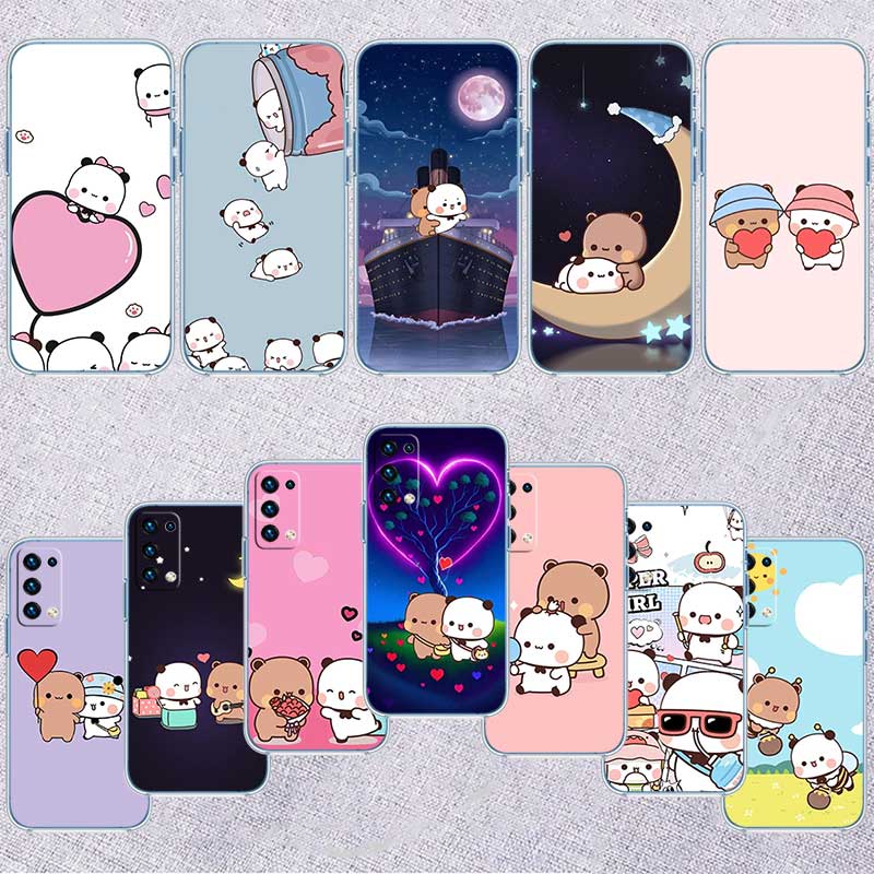 RE14 BUBU DUDU Transparent Phone Case for LG K22 K30 K40 K40S K41 K42 K50 K50S K51 K51S K52 K61 K62 K71 K92 Q60 Q61 V40 V50 V60