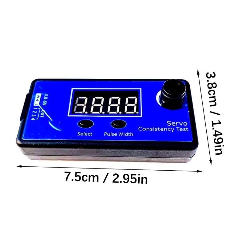 Multifunction Remote Helicopter Servo Tester With LCD Display And Manual/Auto Mode For ESC Consistency Verification