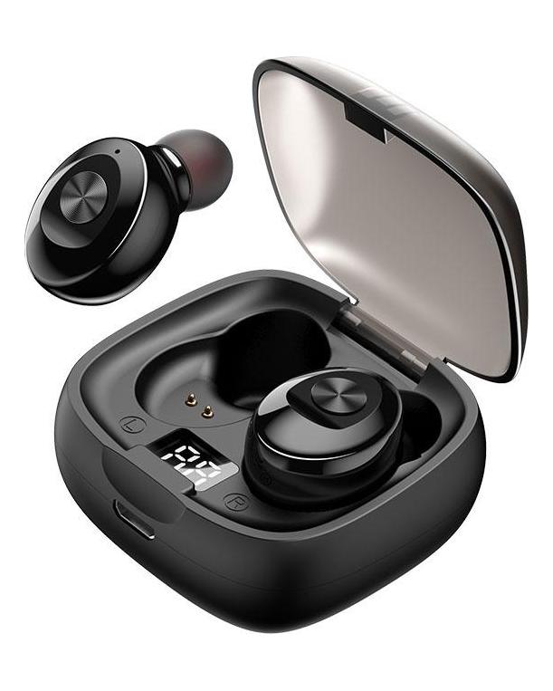 VAORLO Mini-Ohrhörer TWS XG8-Ohrhörer HiFi-Stereomusik mit HD-Mikrofon IPX6 wasserdichter Kopfhörer für Sport-Digitalanzeige