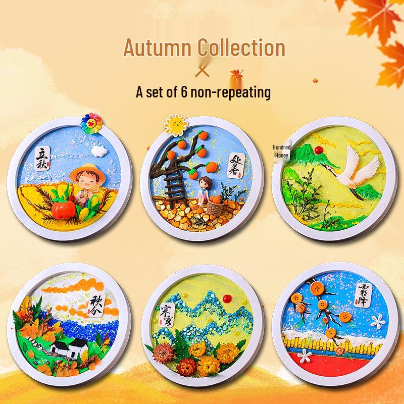 Children's DIY Creative Plate Painting Kit - Shell Design Ornaments