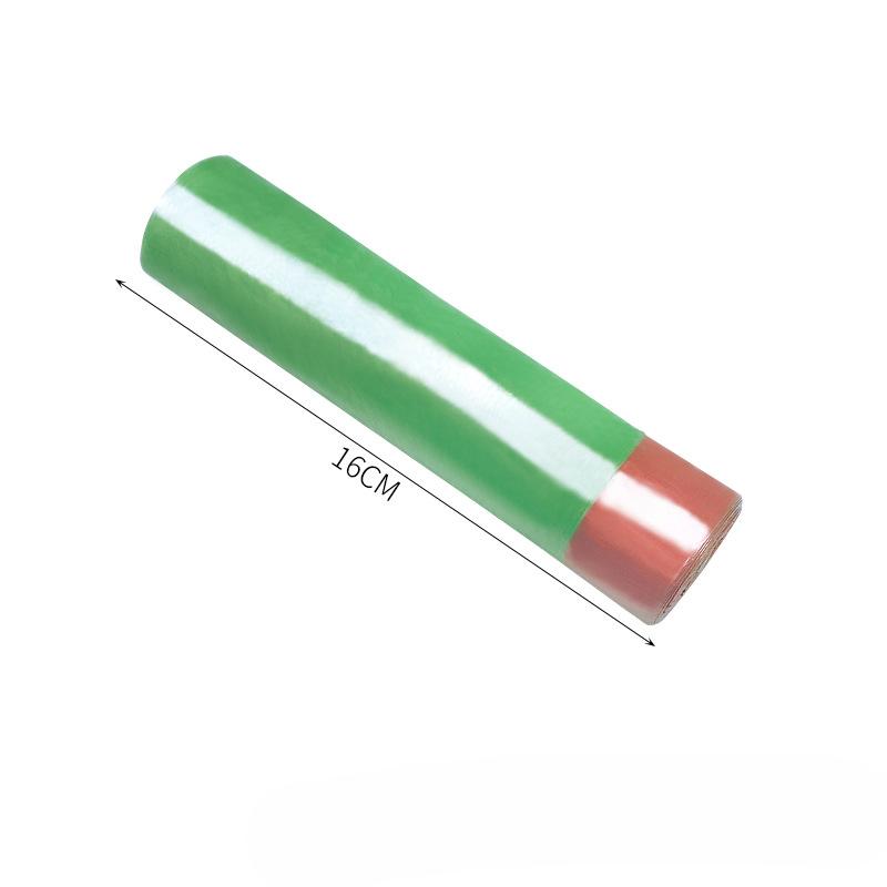 

Автоматический мешок для мусора на шнурке, бытовой кухонный портативный утолщенный одноразовый черный большой пластиковый пакет 16cm/15pcs зелёный