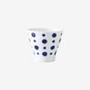 Hasami Ware Dinnerware Set Small and 9cm Diameter X 8cm Japanese Microwave and Dishwasher Made In Product Number 30199 "Indigo Dye" (3 Pieces) Cups,