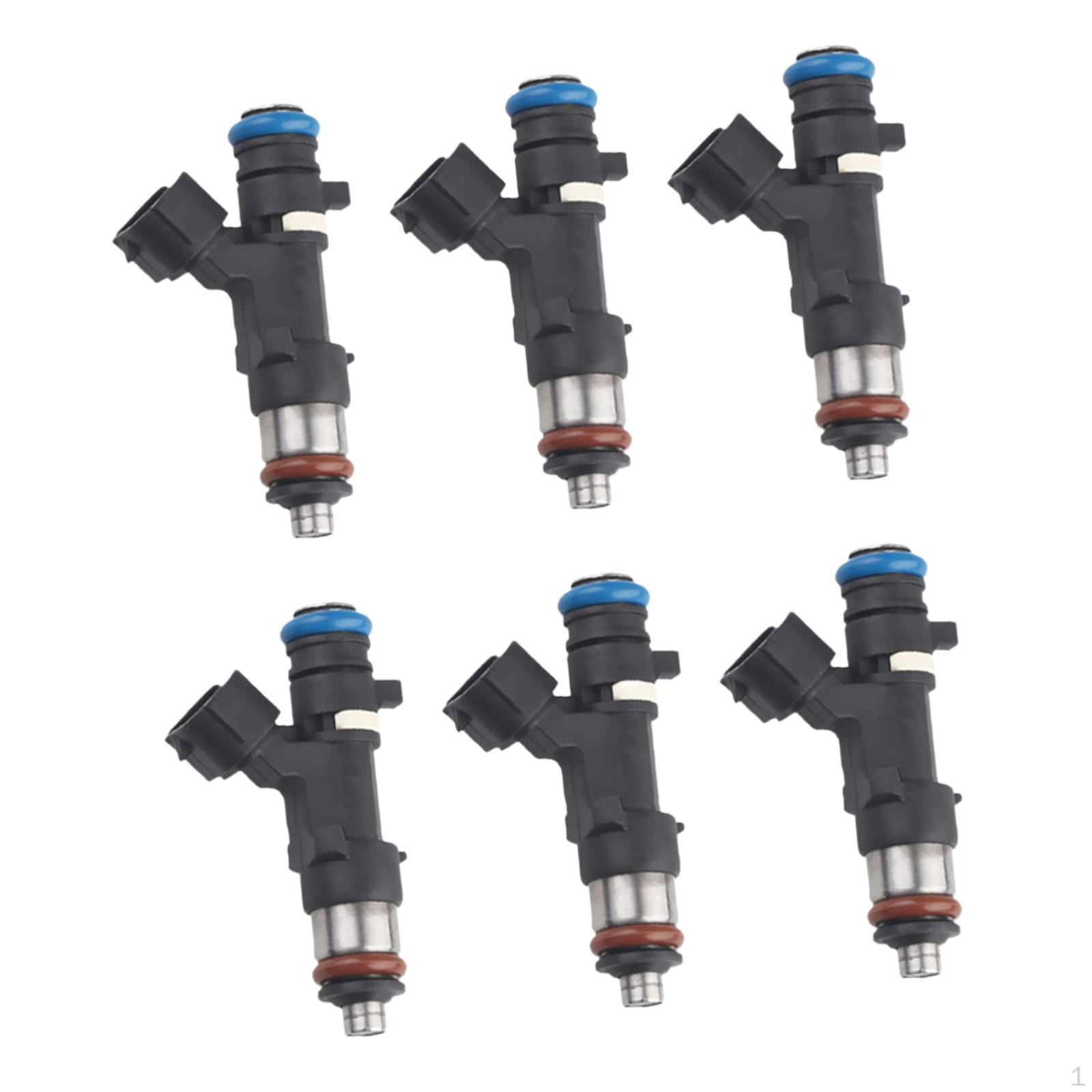 

6 шт. топливные форсунки распылительные форсунки 0280158005 эффективность прочные практичные детали замена