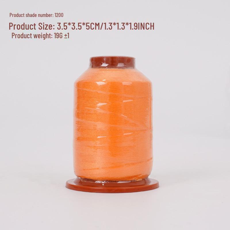 Polyester Sewing Thread: 100 Colors, 500 Yards, Fine Two-Strand, High-Speed, for Hand Sewing