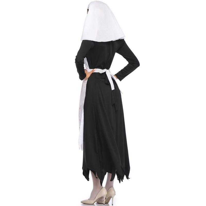 Halloween Horror Nun Costumes, Vampire Nuns, Cosplay Uniforms, Masquerade Costumes
