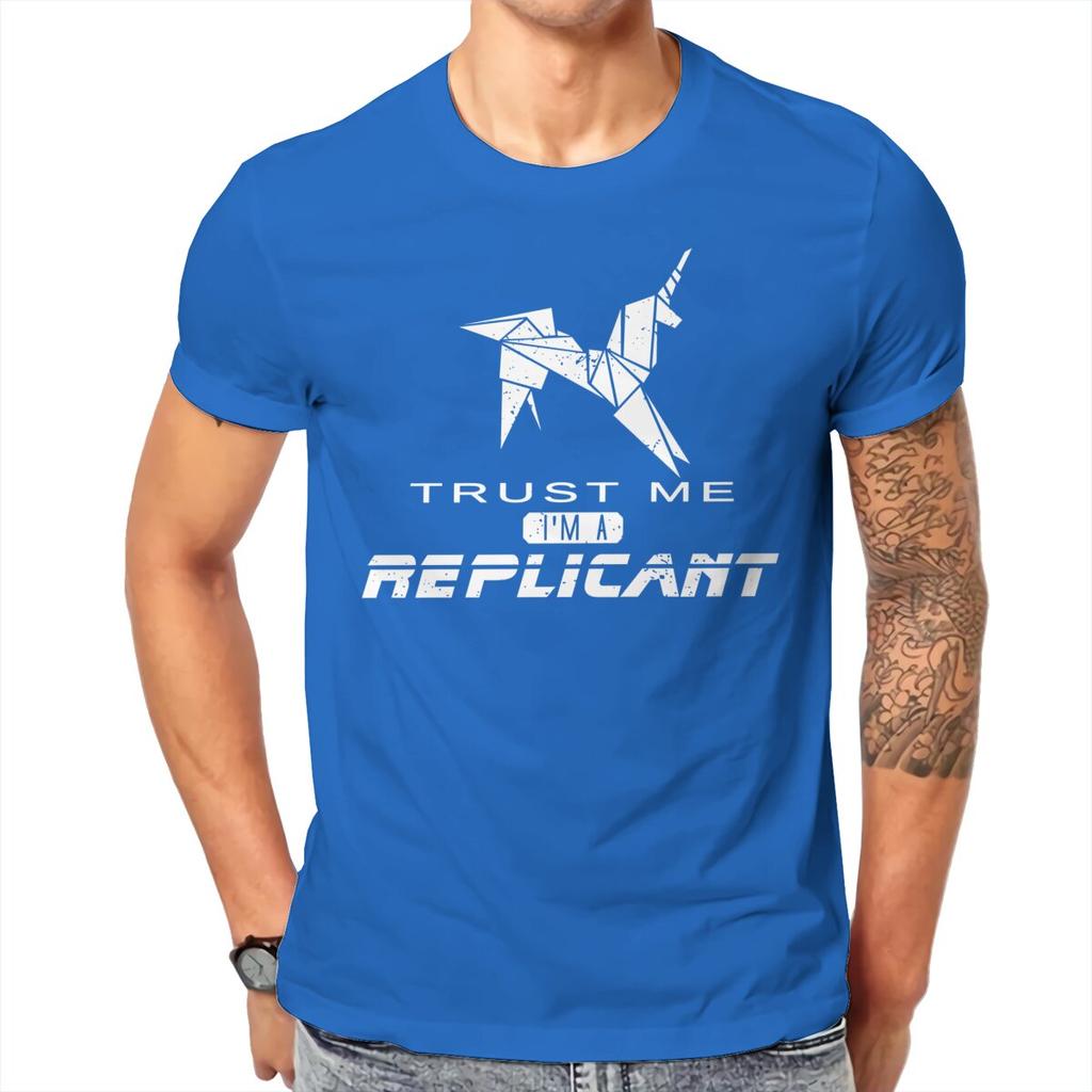 Blade Runner Vertrau Mir Ich Bin Ein Replikant T-Shirt Herren Unisexs T-Shirt Baumwolle Unisex Kleidung