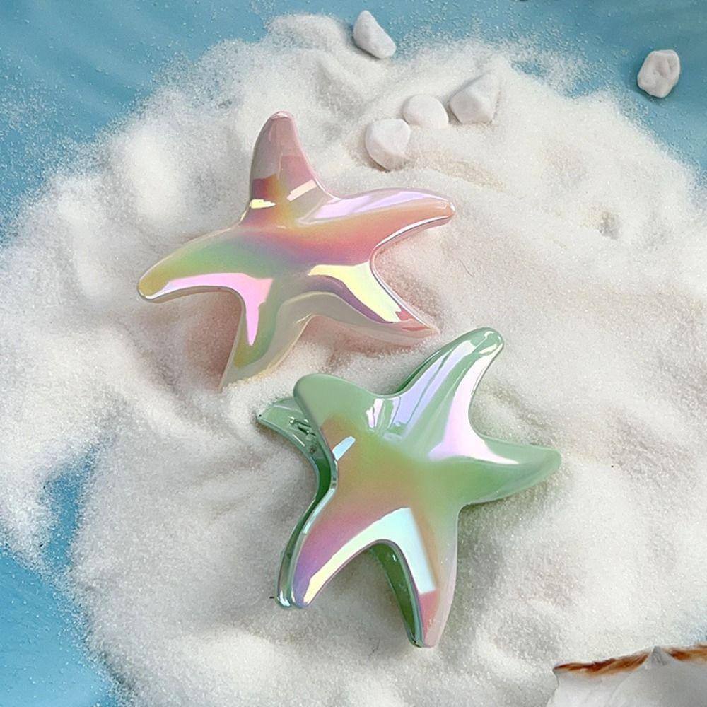 Ocean Starfish Hair Claw Clips Beach Headwear New Girl's Hair Clip Women
