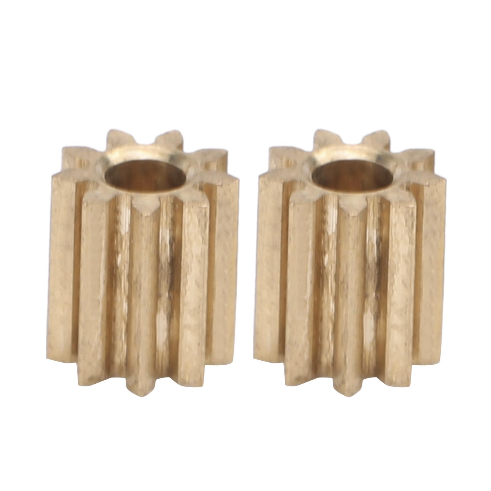 Шестерня ведущая (моторная) латунная Replacement для Duplo Intelli Lok Module 0.5 9 зубьев Латунная шестерня Ведущая шестерня Шестерня двигателя Ведущая шестерня мотора