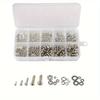 Stainless Steel Hex Nut and Bolt Set - 320pcs, Durable M2 M2.5 M3 M4 M5 Metric Size, Universal Hardware Kit for DIY Projects and Repairs