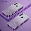 Shiny Glitter Plating Silicone Case for Huawei Y9 Prime Y7 2019 Coque Camera Lens Soft Back Cover