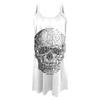 Summer Beach Dresses For Women Printed Strapless Camisole Sleeveless Sling Dress