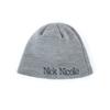 NICK&NICOLE NICOLE MINIMAL LOGO BEANIE_PINK