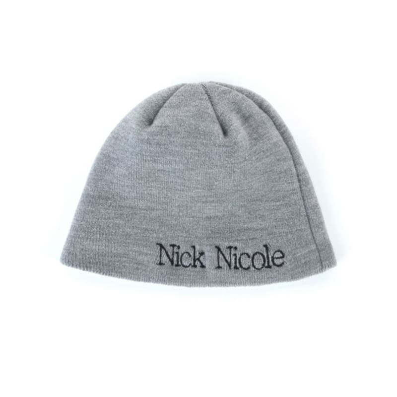 NICK&NICOLE NICOLE MINIMAL LOGO BEANIE_PINK