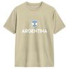 Argentina Flag Cotton Tshirt For Unisexs Beach Classic Tshirts Oneck Fashion Tees Big Size Wholesale Clothes