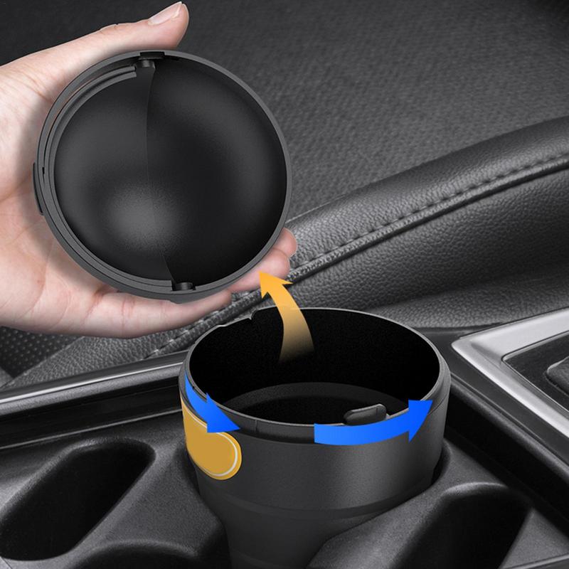 Car Garbage Cup Universal Leakproof Mini Garbage Can For Car Trash Bin Vehicle Bin Dustbin With Lid Odorless Can Bin Use In Auto