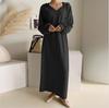 Women's New Fashion Sexy Long Shirt Dress Sweatshirt