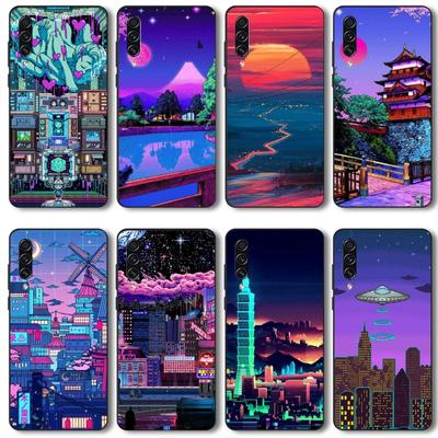 Art Pixel Esthetische Telefoonhoes Voor Realme GT 2 9i 8i 7i Pro X50 X2 C35 C21 C20 C11 C3 Zachte Zwarte Telefoonhoes