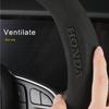 New Non-slip Carbon Fiber Car Emblem Steering Wheel Cover For Honda CRV CR-V 2007 2008 2009 2010 2011 Auto Interior Accessories RG0