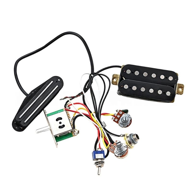 1T1V Wiring Harness Prewired Electric Guitar Pickup Prewired Guitar Wiring Harness Electric Guitar Replacement Part