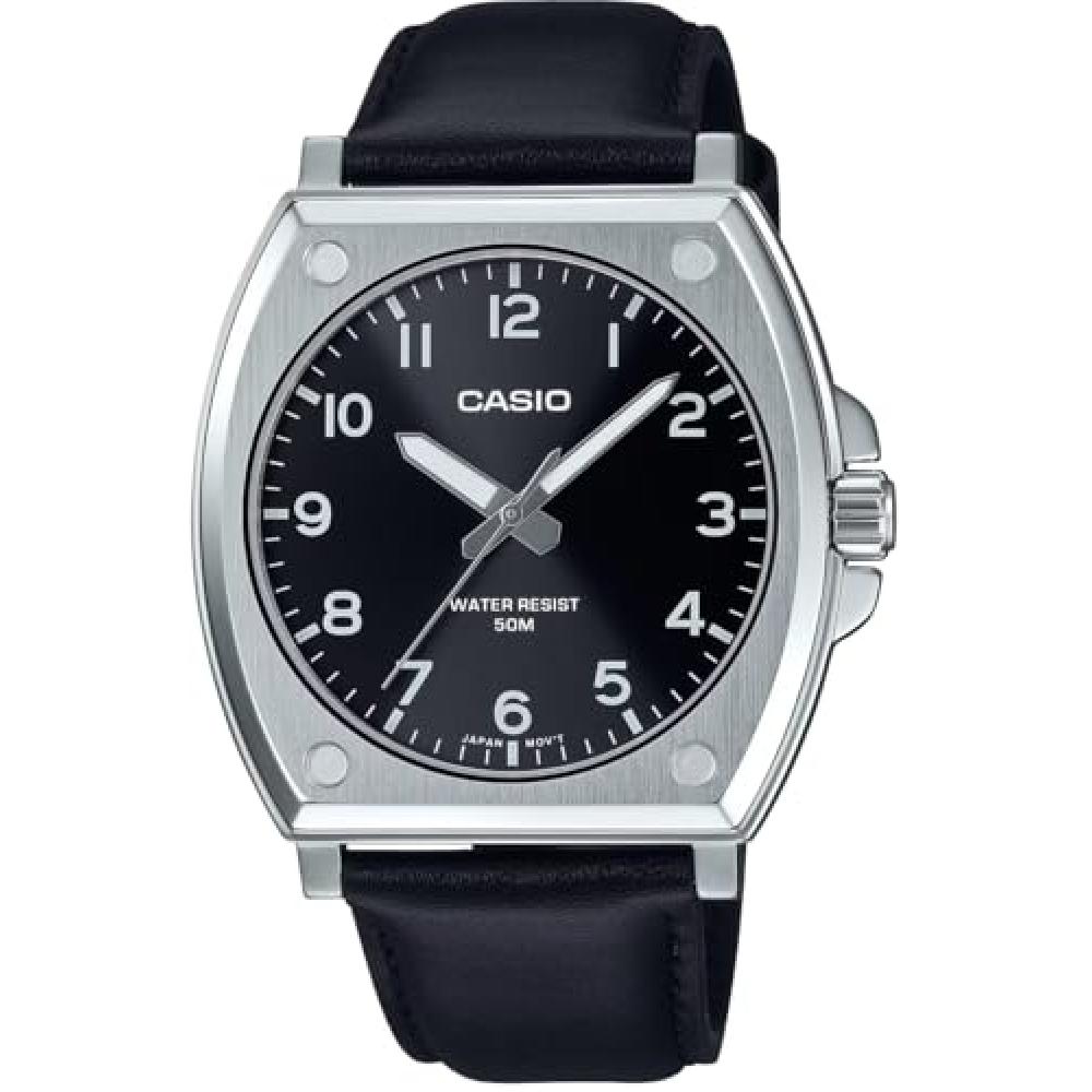 

CaSio Mtp E730l 1av [] [CaSio] Стандартные аналоговые кварцевые мужские часы с черным кожаным ремешком overSeaS