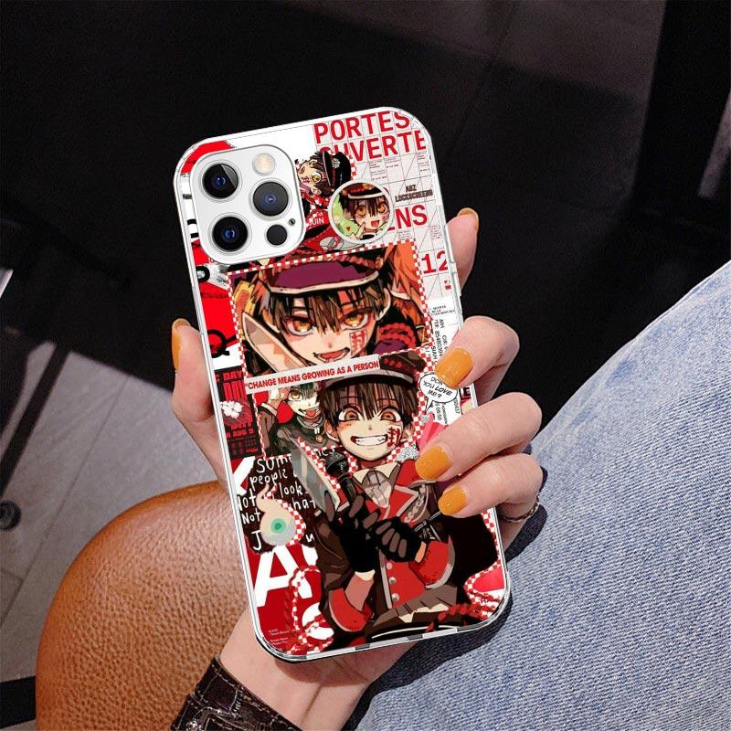 Anime Toilet Bound Hanako Kun Phone Case For iPhone 17 Air 16 Pro Max 16E 15 + 14 Plus 11 12 13 Mini 7 8 SE Gift Print Cover Fun