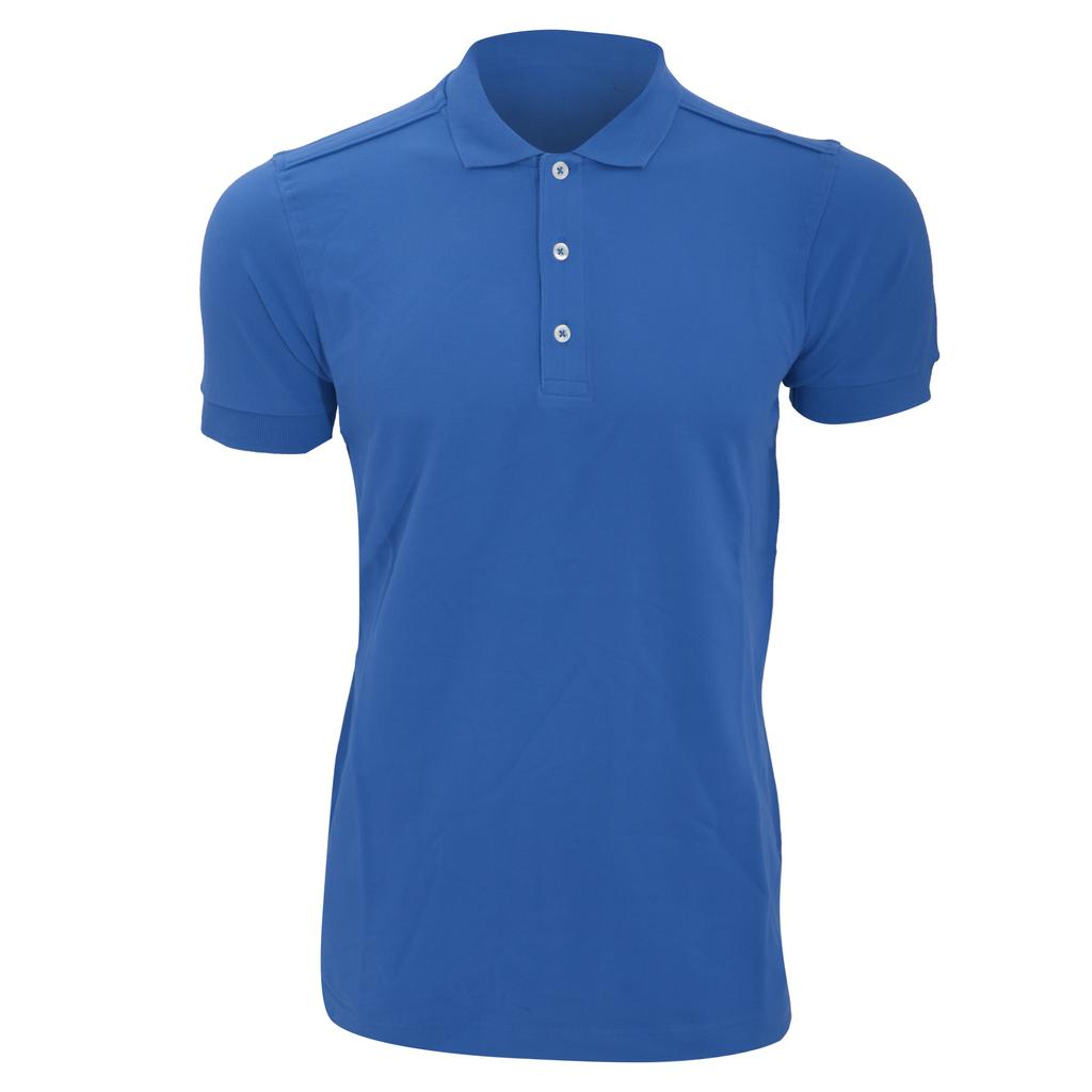 Russell Mens Stretch Short Sleeve Polo Shirt
