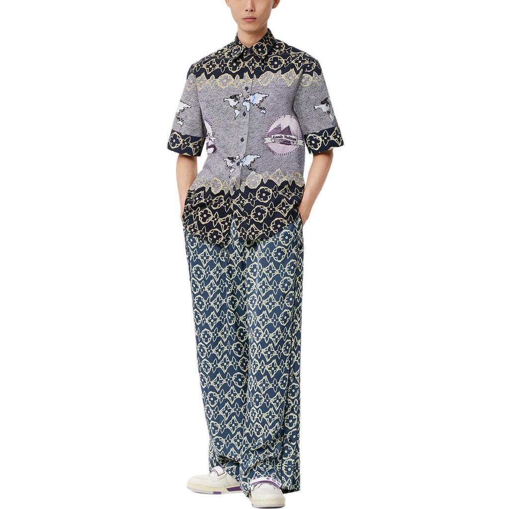 LOUIS VUITTON Lv Wax Short Sleeve Shirt 1A978A