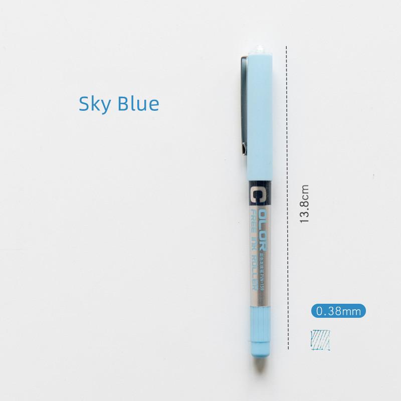 

PenLab 1 шт., набор гелевых ручек с бесплатными чернилами, супер жидкие шариковые ручки-роллеры 0,38 мм для повседневного письма, офиса и школы