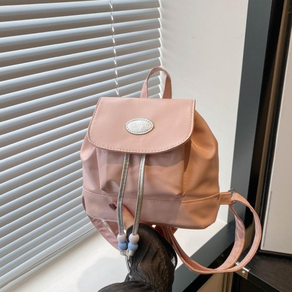 Small Pack Shoulders Bag Mini Y2K Backpack Cute PU Leather Backpack  Students