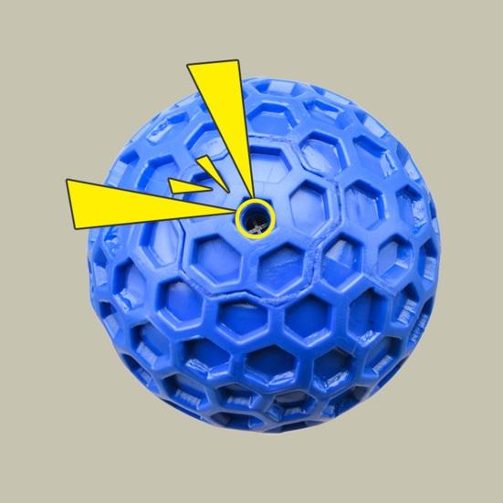 Tough Dog Chew Toy Indestructible Dog Chew Ball for Aggressive Chewers Interactive Squeaky Ball Toy for Large Medium Dogs