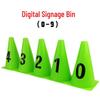 Multi-Sport Training Bucket: Digital Signage for Football, Basketball, Obstacle Courses, and Track & Field