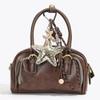Five-pointed Star VersatileWomen Handbag Hanging Decoration Fashion PU Leather Star Bag Pendant