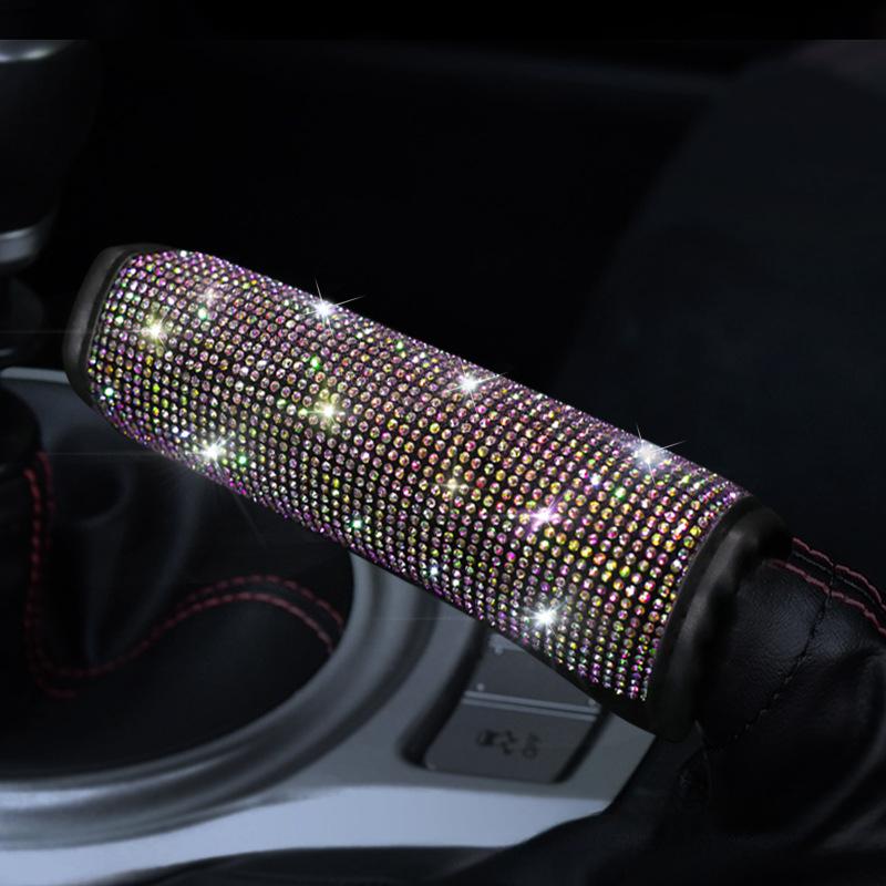 

Блестящие Стразы Кристалл Автомобильный Чехол Ручного Тормоза Переключения Передач Ошейники Чехол Ремня Безопасности Накладка Автомобильные Аксессуары Интерьер Женщины