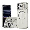 iPhone 17 Pro Max Magnetic Glass Case with Apple 16 Lens Stand & Skin-Feel 14 Protective Finish