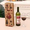 Christmas Kraft Paper Wine Gift Bag for Bottles - Holiday Home Supplies