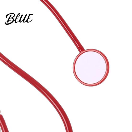 Pretend Play Medical Kit Stethoscope Prop Fake Doctor Nurse Costume Accessories Plastic Halloween Accessories Toy for Role Play Cosplay,