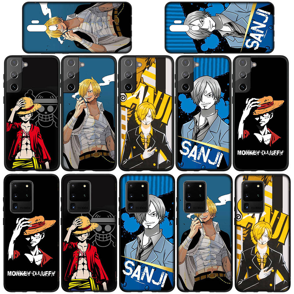 Phone Case for iPhone 17 15 16 Plus Redmi Note 14 12 11 13 Pro Max Huawei P30 P20 Lite OPPO A60 A40 A80 A38 A54 Silicone Luffy One Pieces Sanji Cover