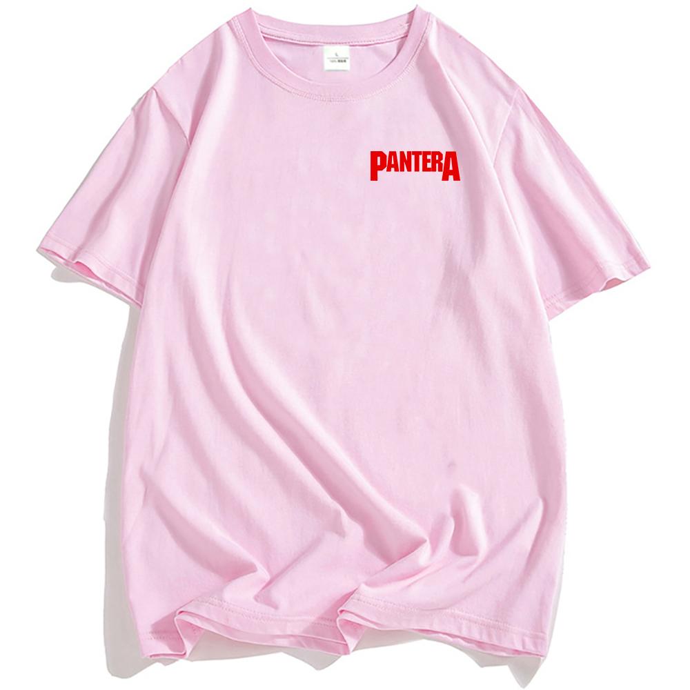 Pantera Nejtěžší turné léta 2025 Tričko Letní krátký rukáv Pánská trička Unisex Streetwear Grunge Rocková kapela Potisk Trička