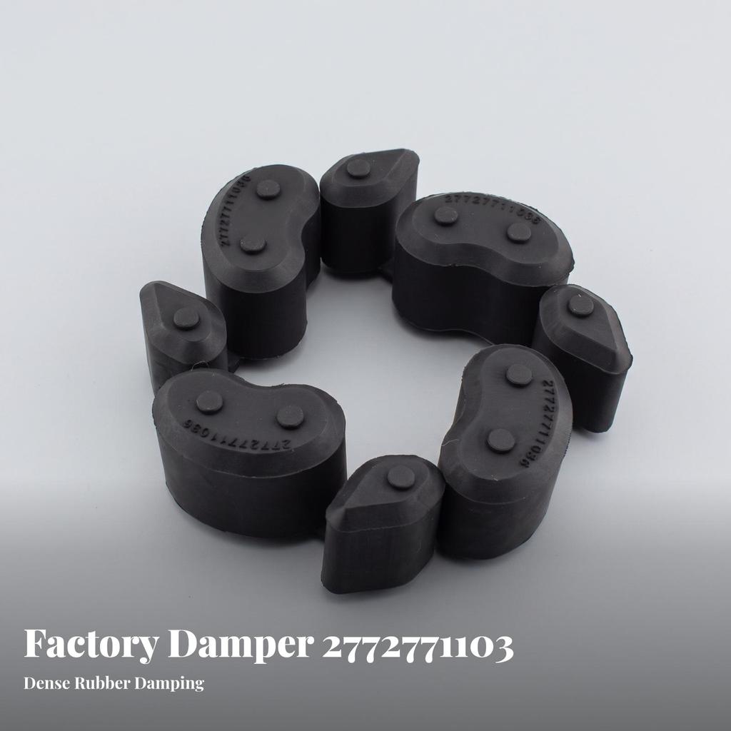 6 Pieces Hub Damper Direct Replacement Drivetrain Cushion Molded