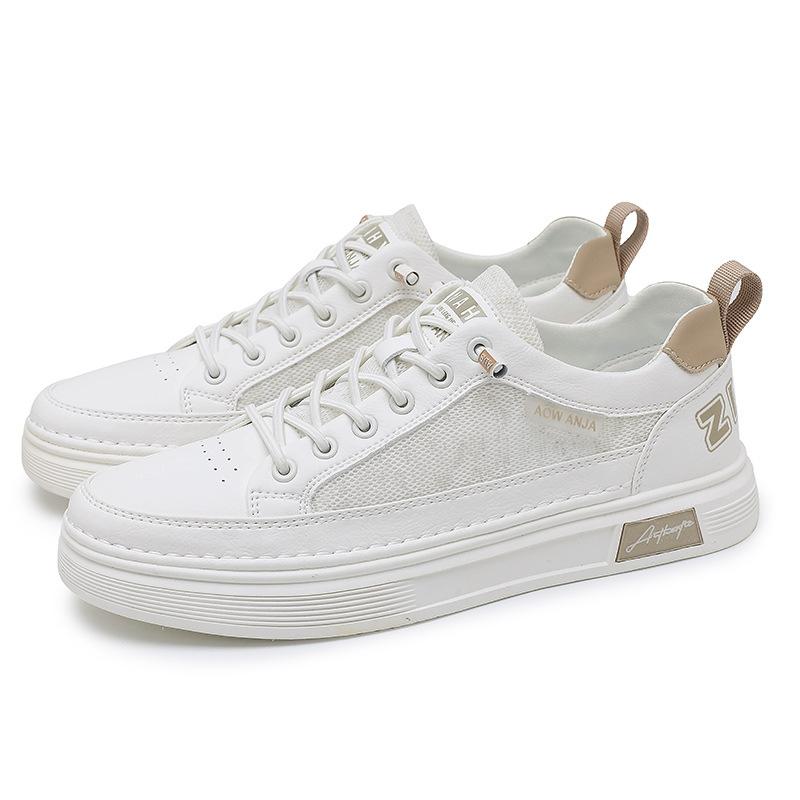 

Мужская обувь 2024 года, зимняя новая универсальная модная тенденция, дышащая повседневная модная белая обувь, молодежная повседневная обувь для скейтбординга 39