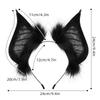 Halloween Bat Headband Spooky Dark Wing Costume Headband Performance Accessory for Photoshoot Stage Show Carnival