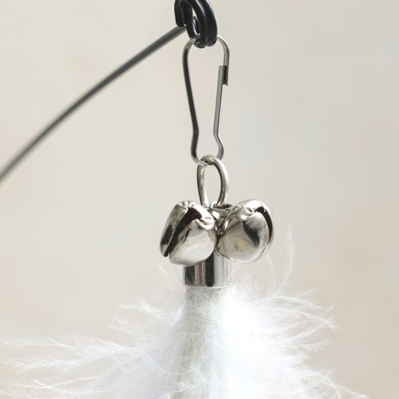 [Haustier] Feder-Saugnapf-Spielzeug