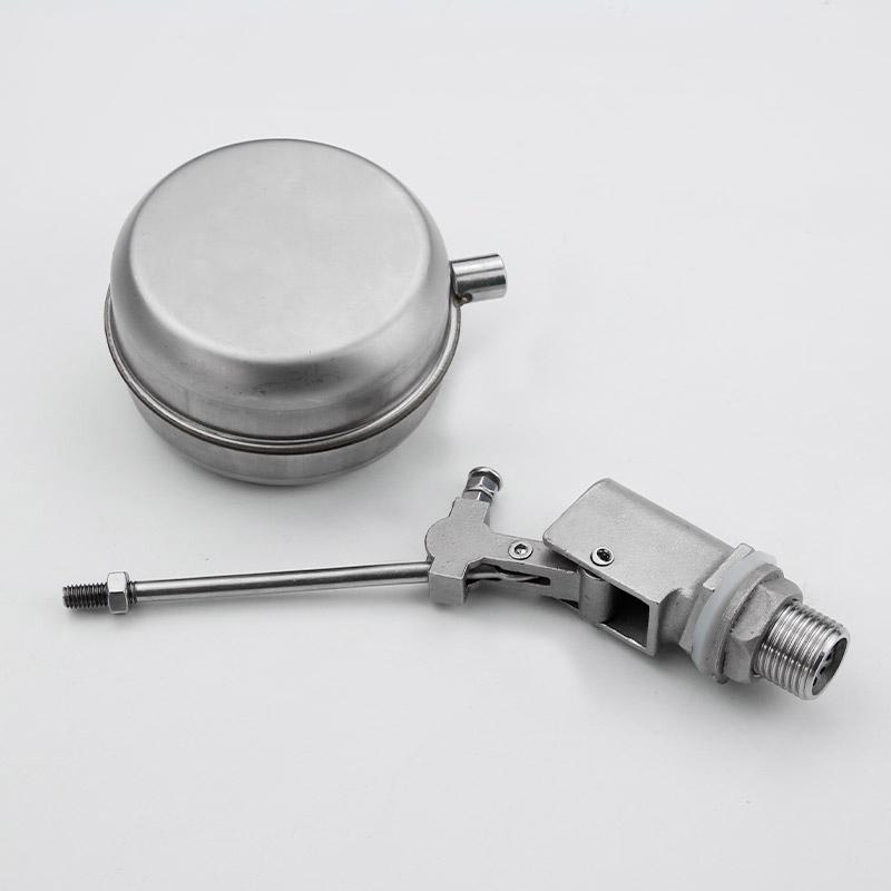 1/2" High Temperature Resistance DN15 Water Tank Ball Float Valve Preservative Stainless Steel 304 200 Celsius Degree