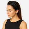 Wide Braided Hairband Satin Women Head Hoop Fashion Black Headband  Travel