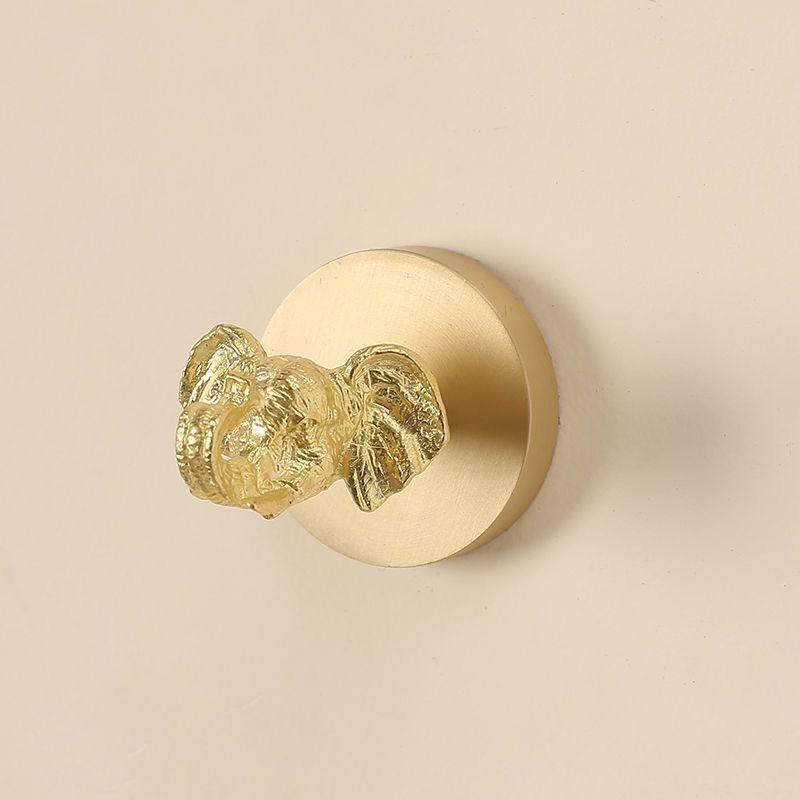 Leaf Ginkgo Brass Angel Bird Dragonfly Wall Hook With Adhesive For Door Decor