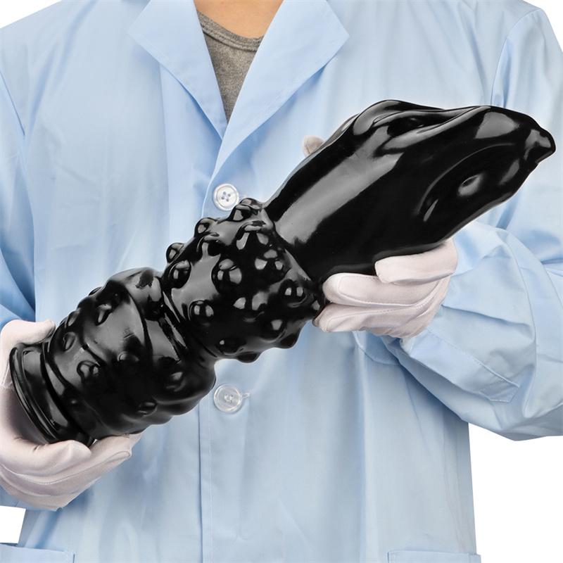 Black Oversized Fist Fake Arm Masturbation Fisting Anal Plug Rear Asshole Sex Toys Expansion Devices