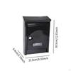 Big Metal Delivery Box Mountingbox, with 2 Keys, Outdoor Postbox Mailbox for The Entrance House